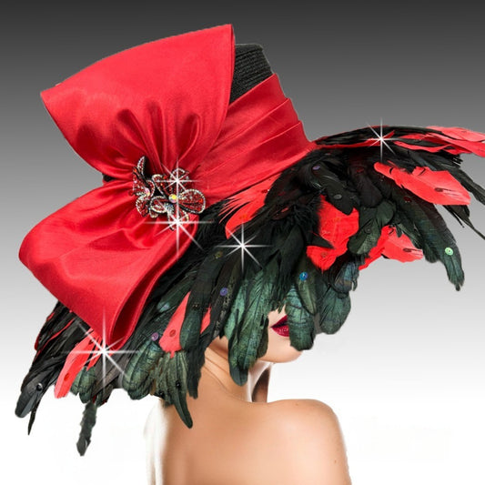Church Hat 3390-BR PLUMERIA