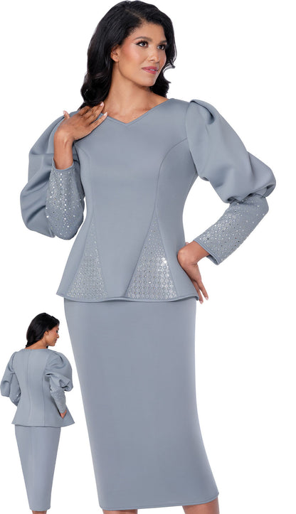 Stellar Looks SL600782-SLV-IH Church Suit
