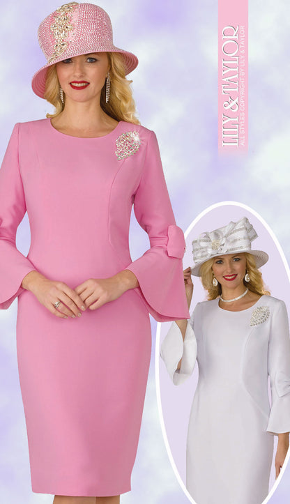 Lily And Taylor 4154-PI Church Hat