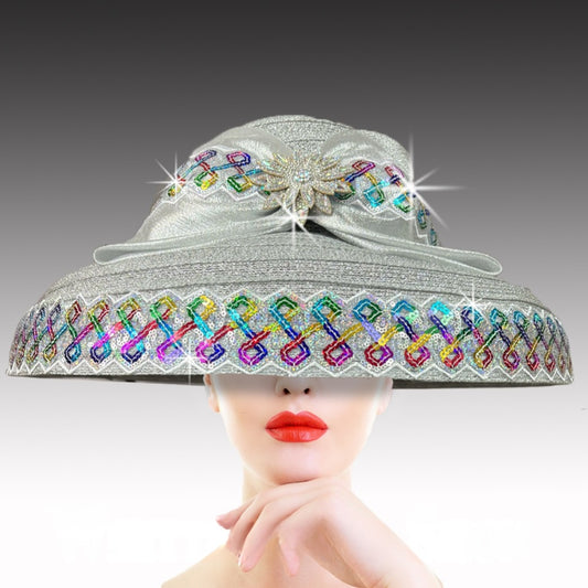 Church Hat 3405 AUDREY-Silver-Multi