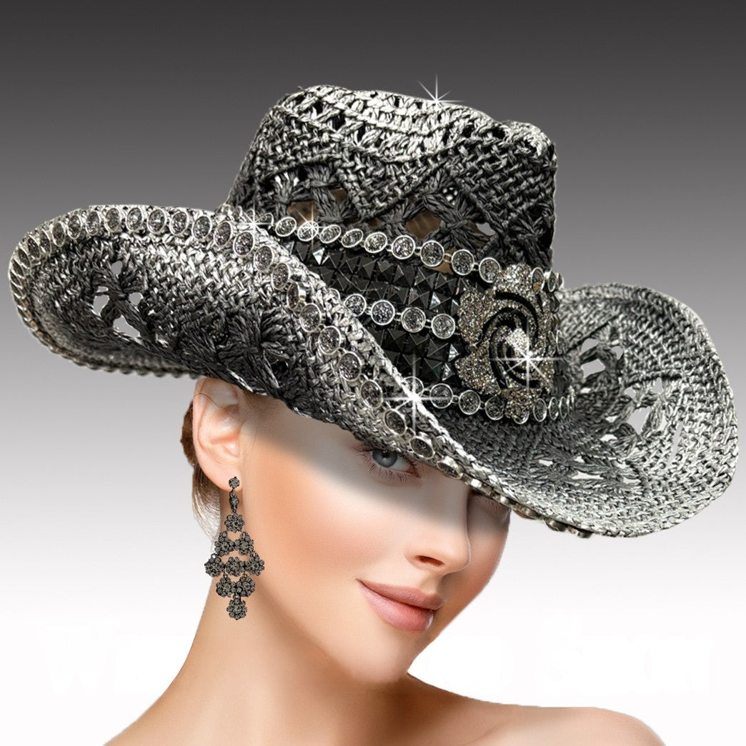 Church Hat SC3421 Prairie-Black Silver