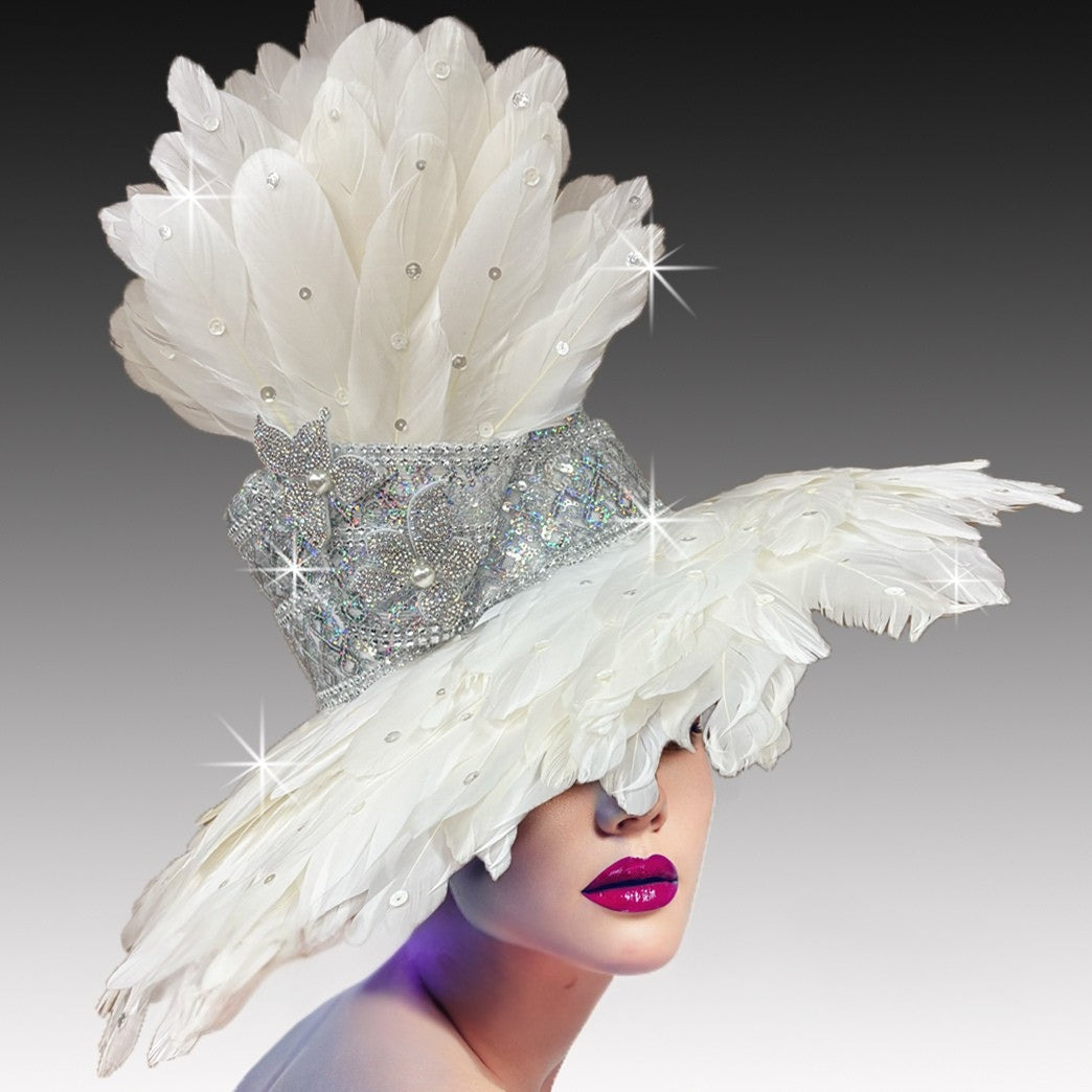 Church Hat 3466- Chestnut-White