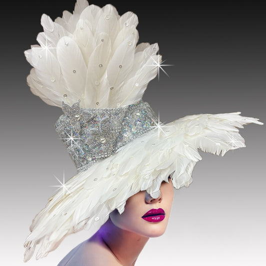 Church Hat 3466- Chestnut-White
