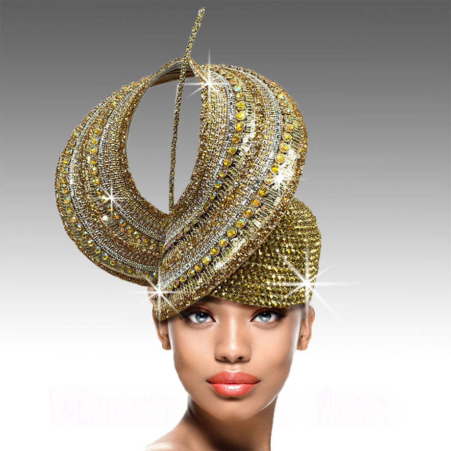 3040 WAKANDA Church Hat-GLD