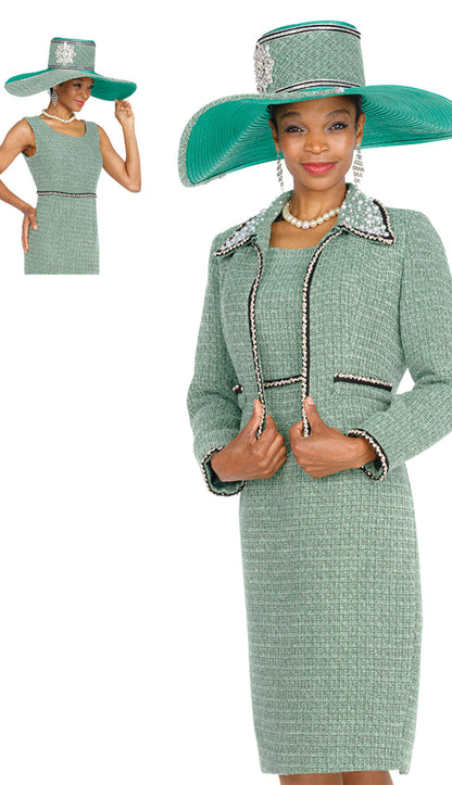 Elite Champagne 6163-H Church Hat