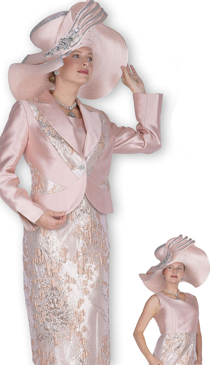 Elite Champagne 6265-MTP-H Church Hat