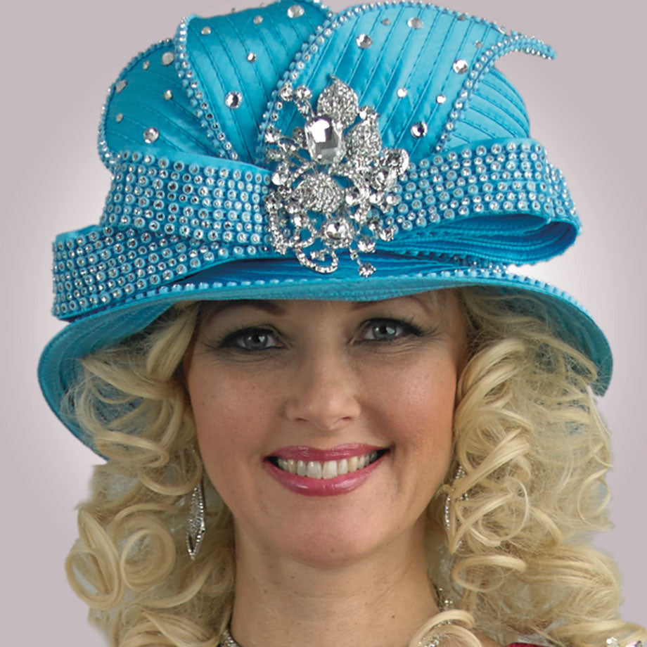 Lily And Taylor H711-TUR Church Hat
