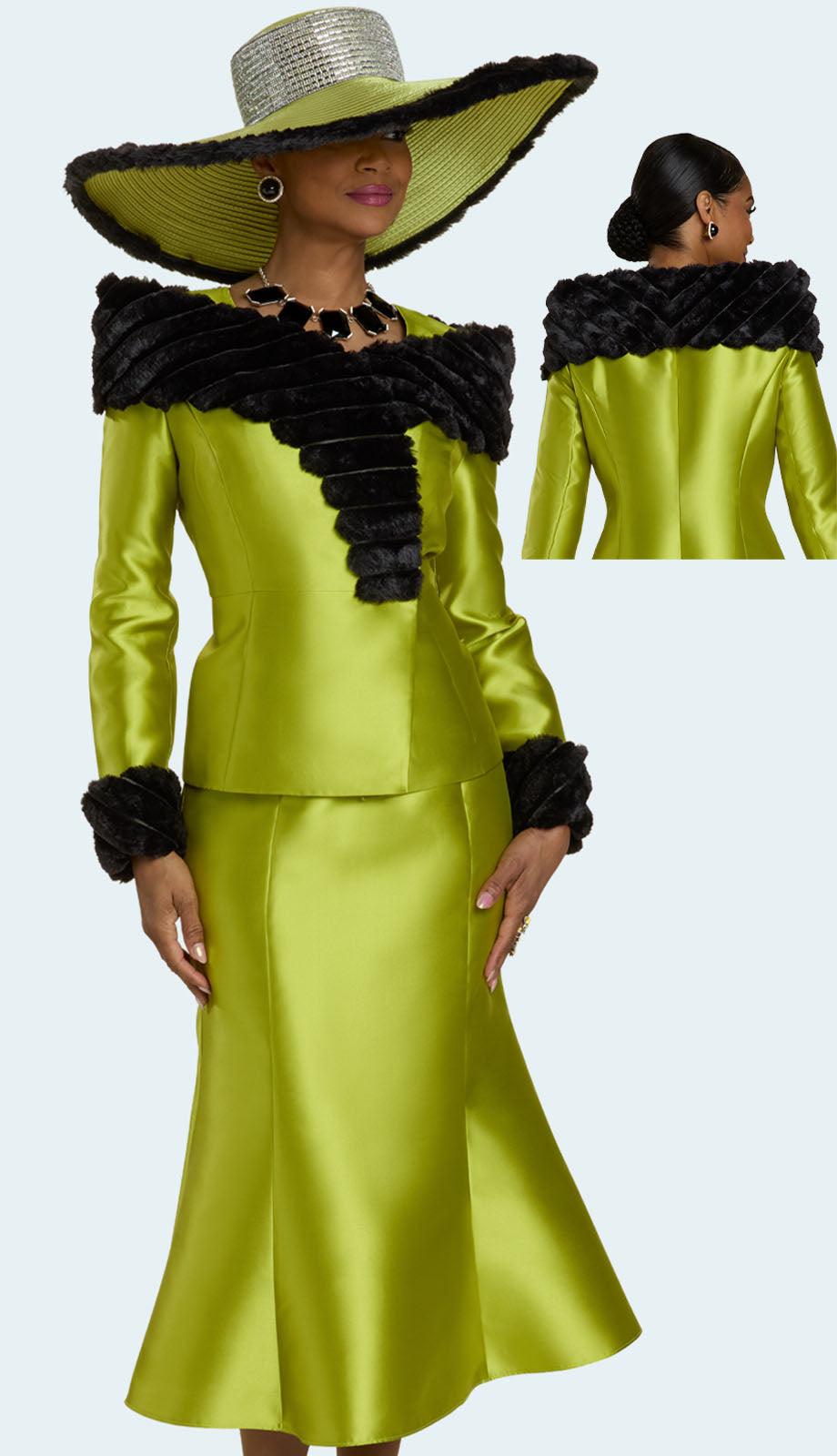 Donna Vinci 12222-QS Ladies Church Suit