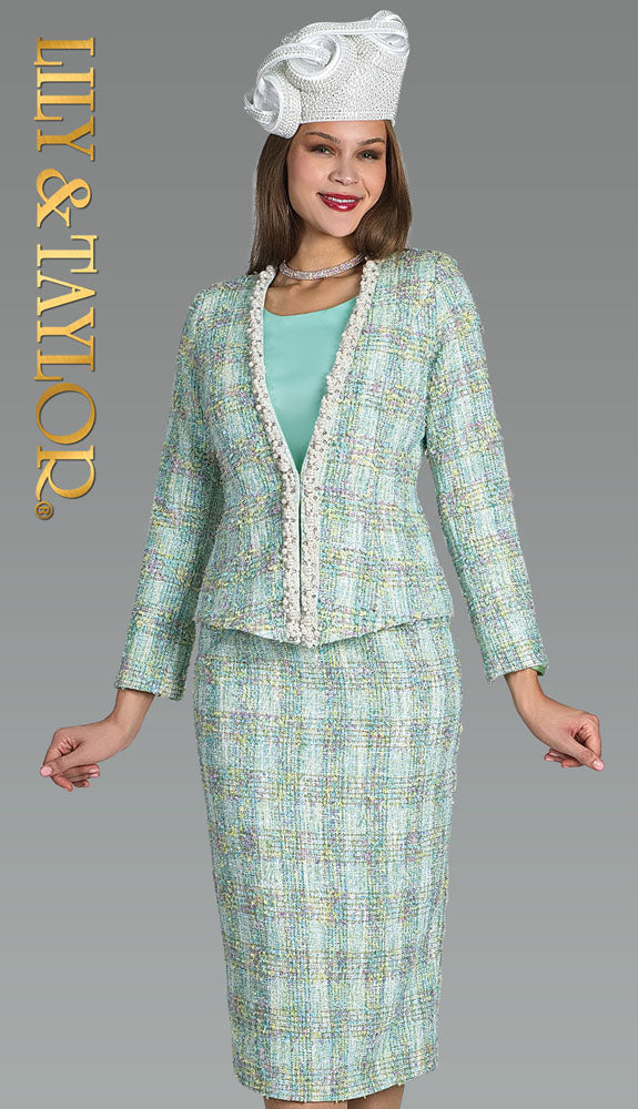 Lily And Taylor 5216-LAV Church Suit