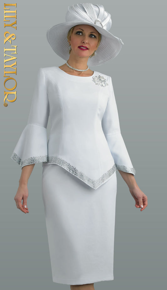 Lily And Taylor 4471-WHT