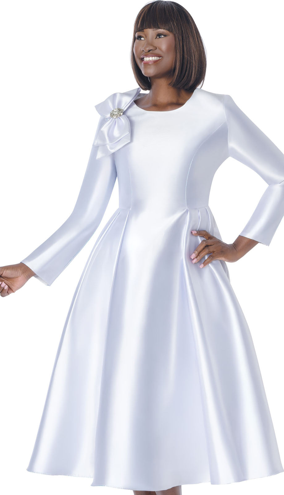 Terramina 7347-WHT Church Dress