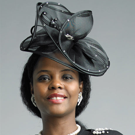 Lily And Taylor H121-BLK Fascinator