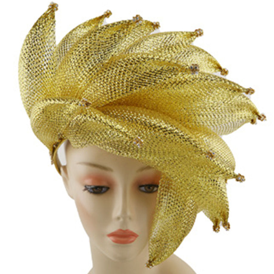 Sunday Fascinator 271HB-GLD