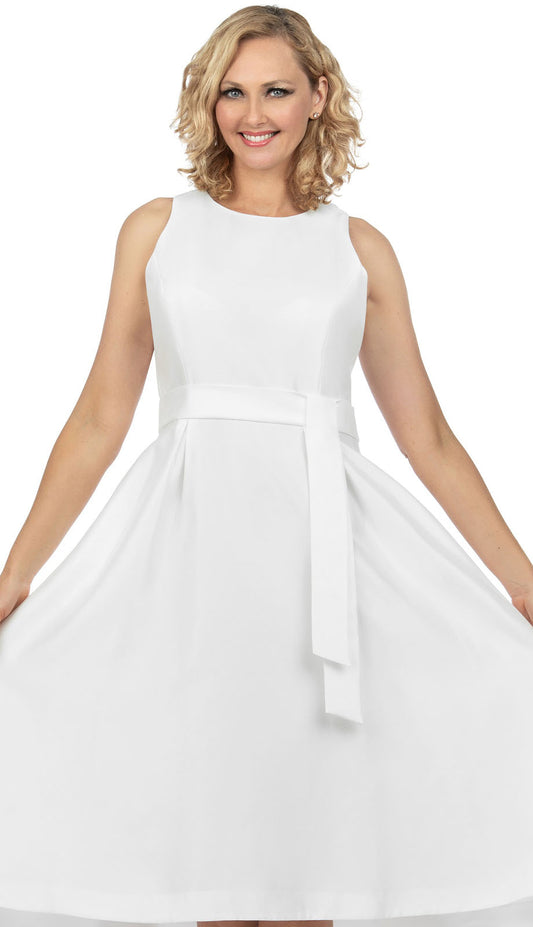 Giovanna D1538-WHT-CO Church Dress