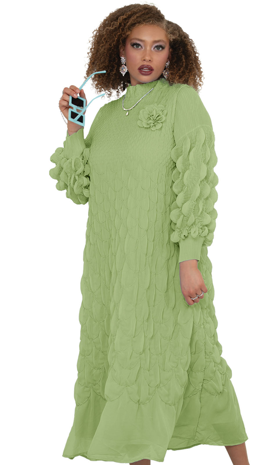 Luxe Moda LM481-SGE Church Dress