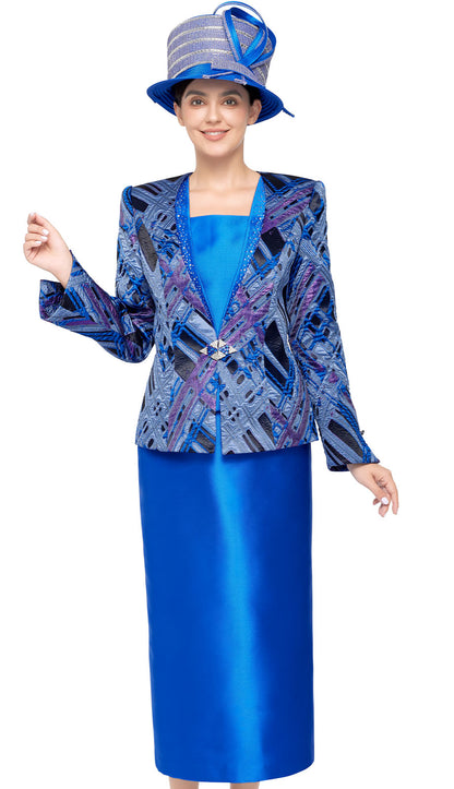 Nina Massini 3170-H Ladies Church Suit-Hat