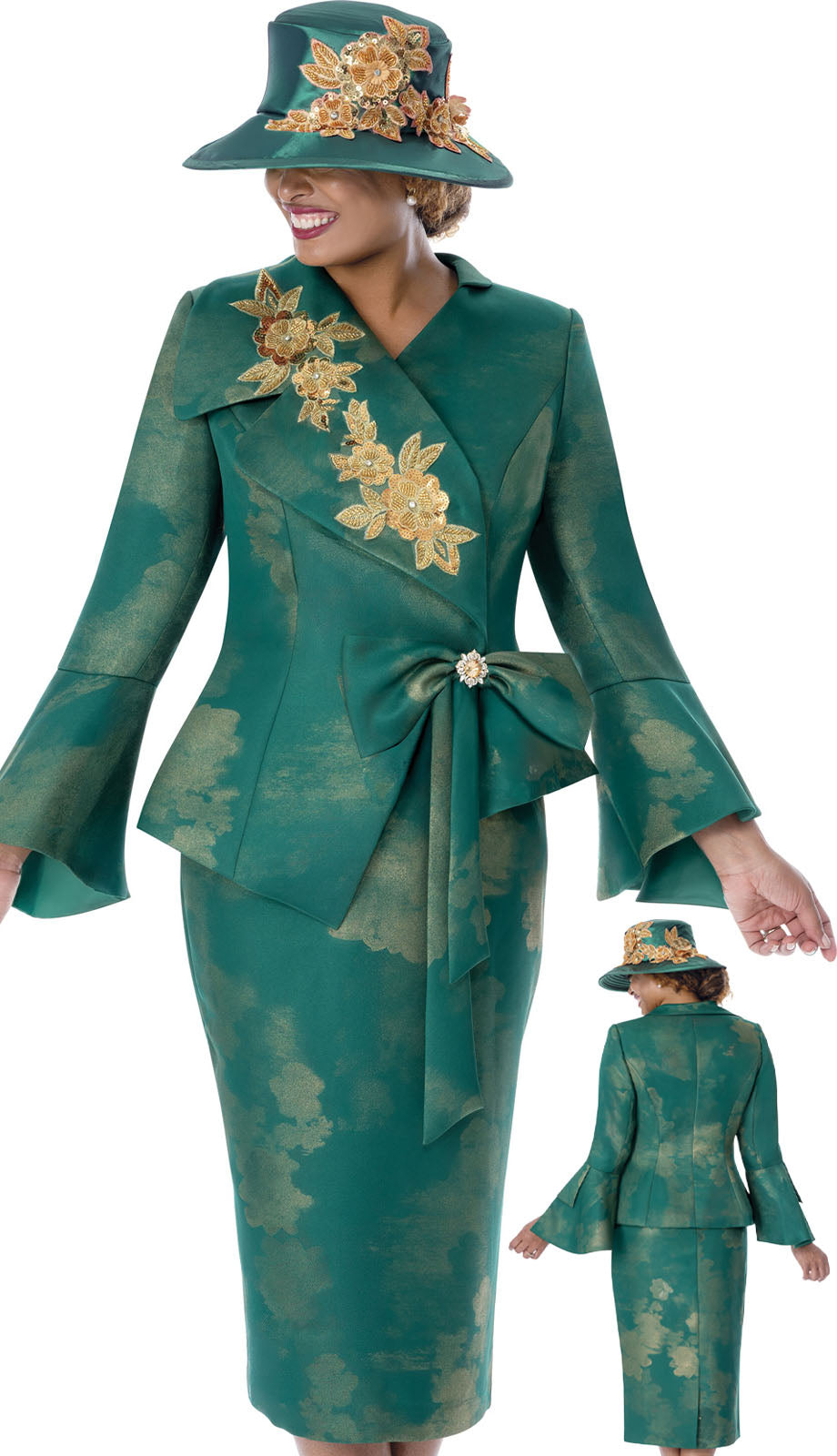 GMI 401932-GRN-QS Church Suit