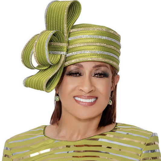 Dorinda Clark Cole 309821-GRN-H-QS Church Hat
