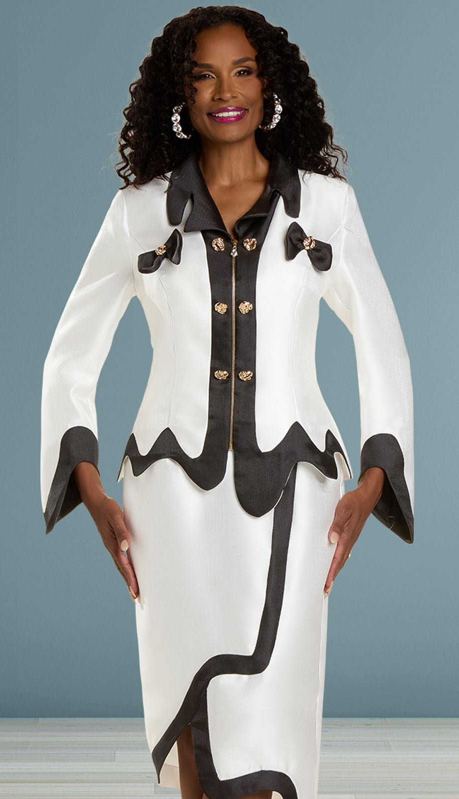 Donna Vinci 12143-IH Church Suit
