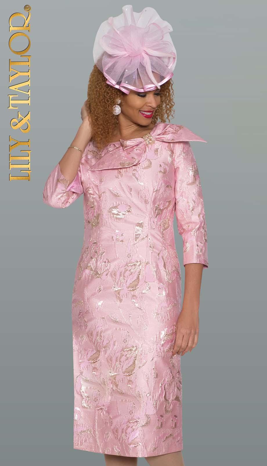Lily And Taylor 4962-RSE Church Dress