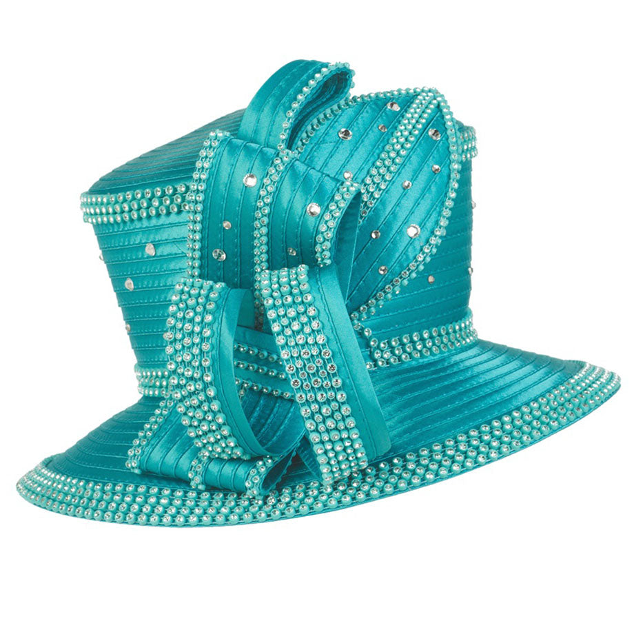 Giovanna HR22131-TUR Church Hat
