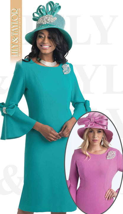 Lily And Taylor 4154-TE Church Hat