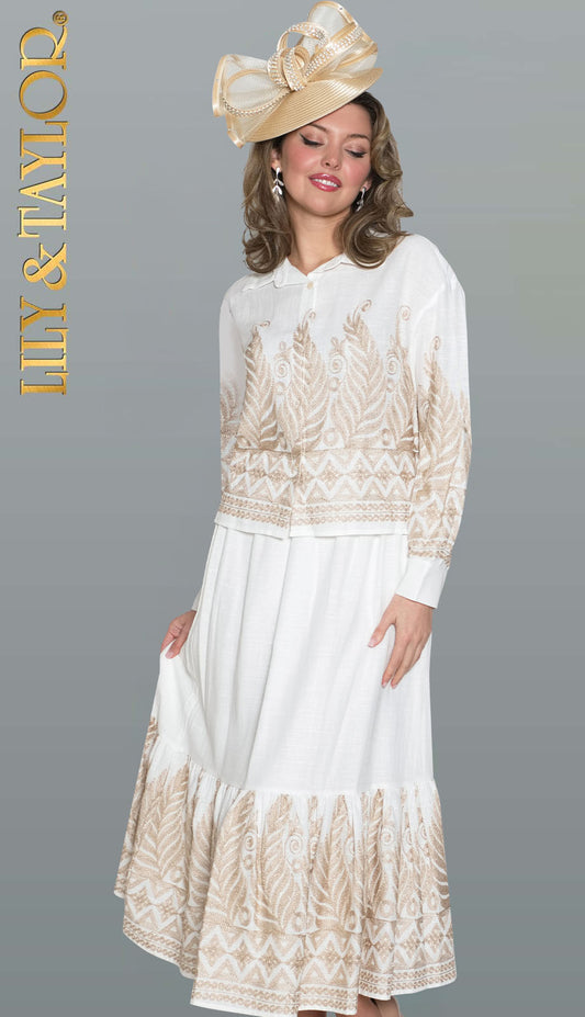 Lily and Taylor 5050-WWG-H Church Hat