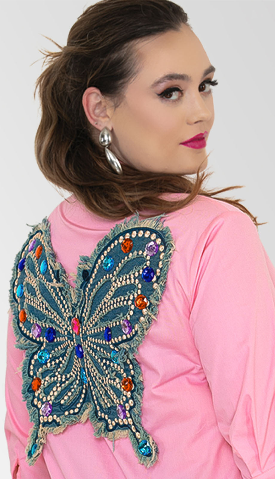 Luxe Moda LM524-PNK Top