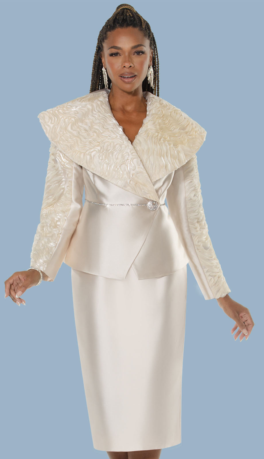 Donna Vinci 12230-CHM-IH Church Suit