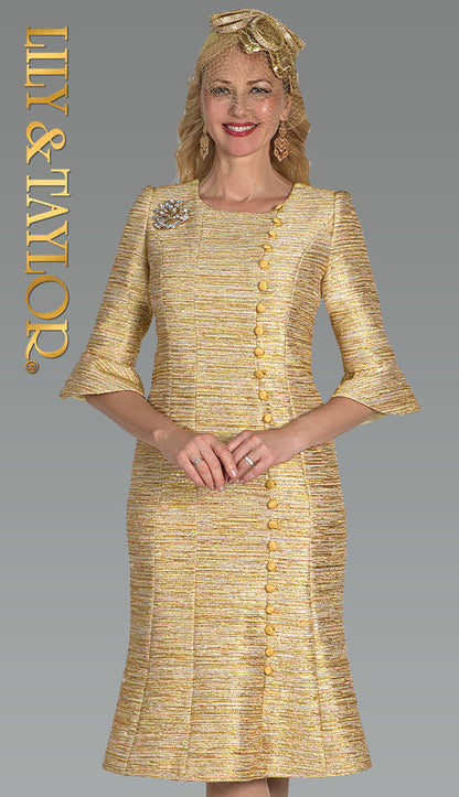 Lily And Taylor 5188-SLV Church Dress