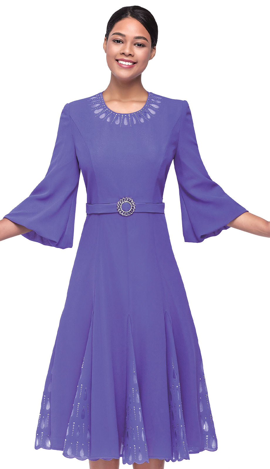 Serafina 7105-LAV Church Dress