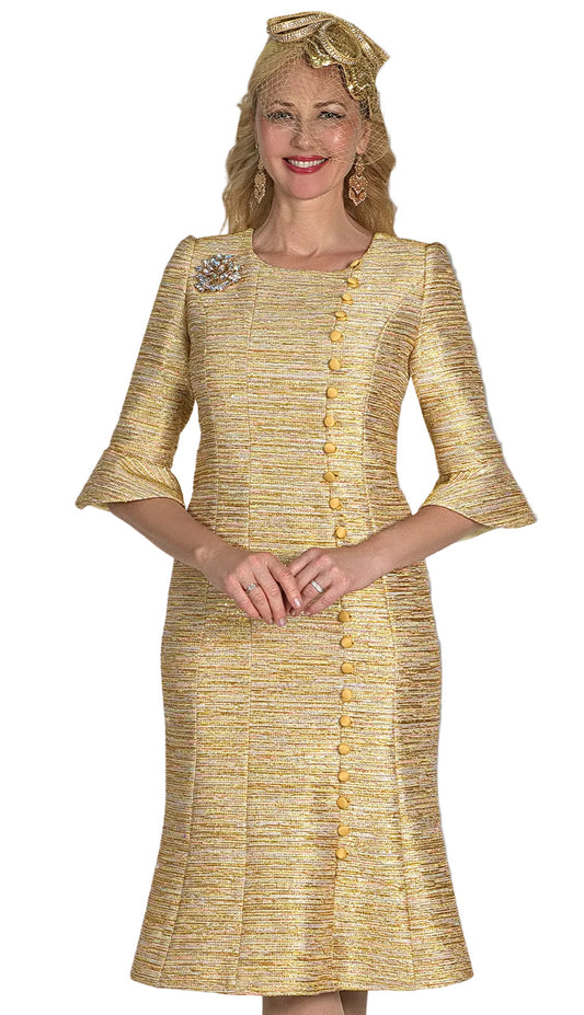 Lily And Taylor 5188-GLD Church Dress
