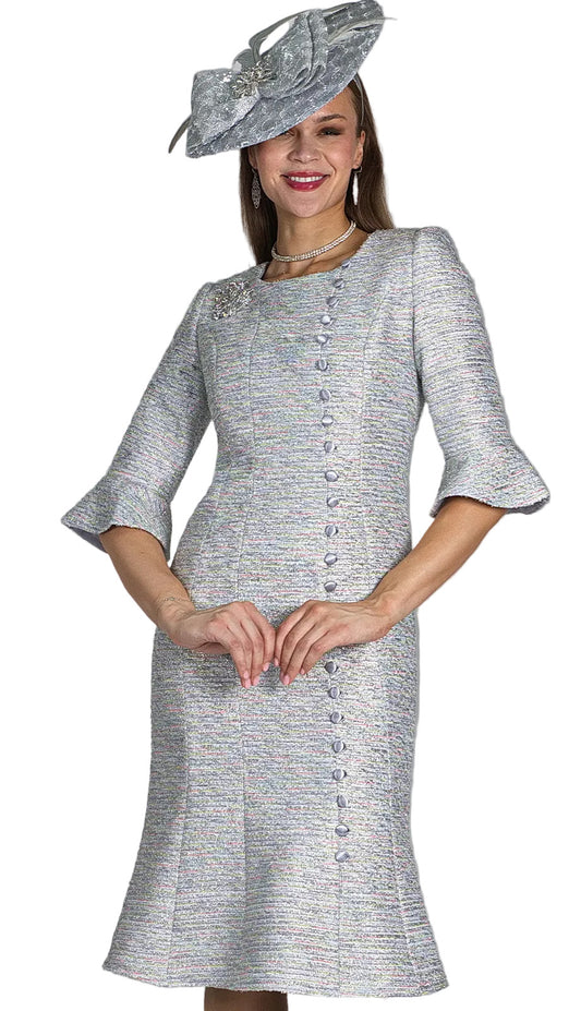 Lily And Taylor 5188-SLV Church Dress