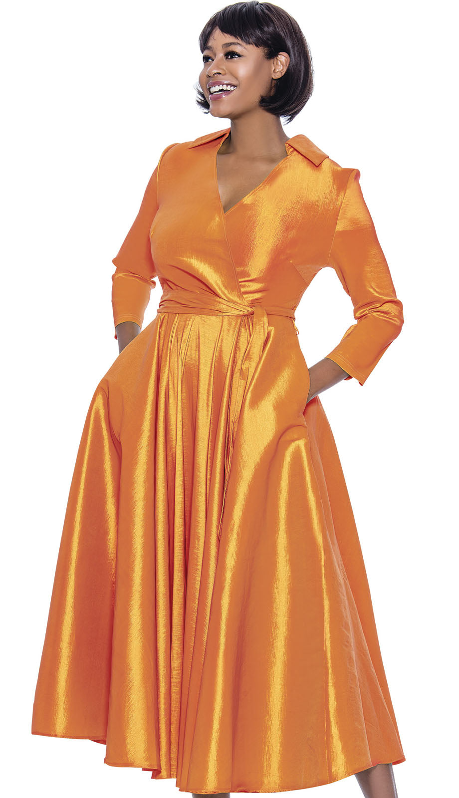 Terramina 7869-ORG Church Dress
