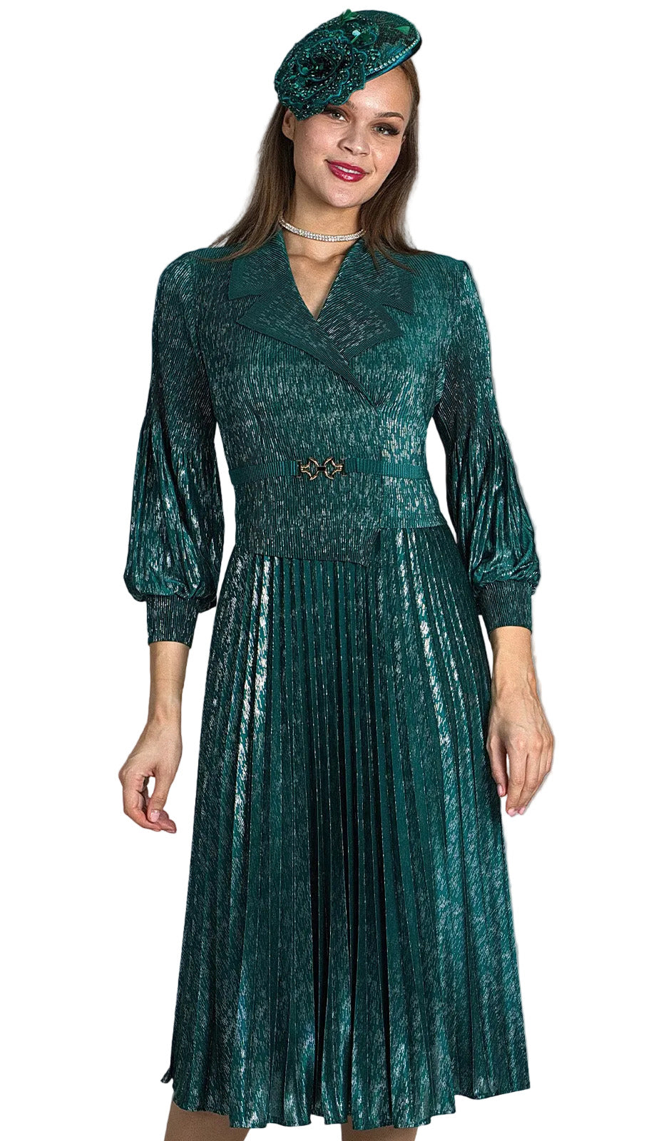 Lily And Taylor 5196-GRN Church Dress