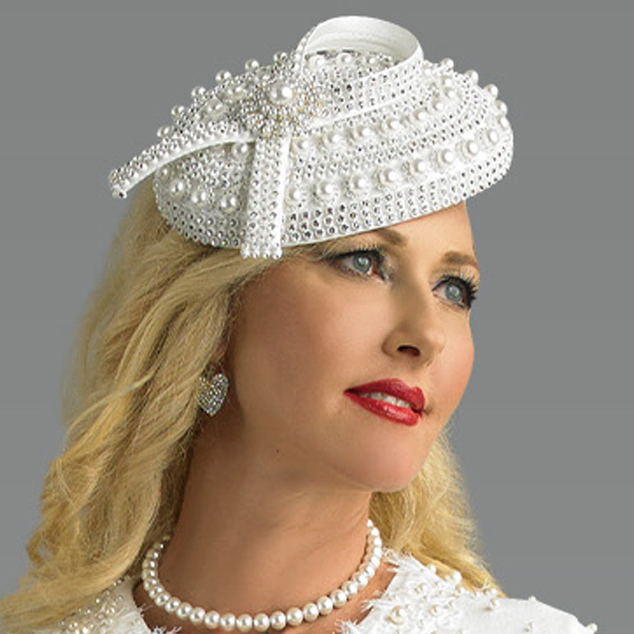 Lily And Taylor H938-IVO Church Hat