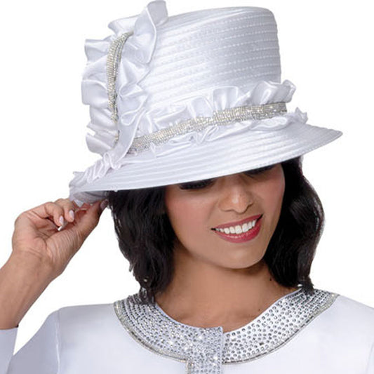 GMI 401032-WHT-H-IH Church Hat
