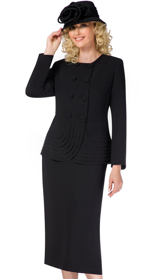 Mia By Giovanna 0902-BLK Church Suit