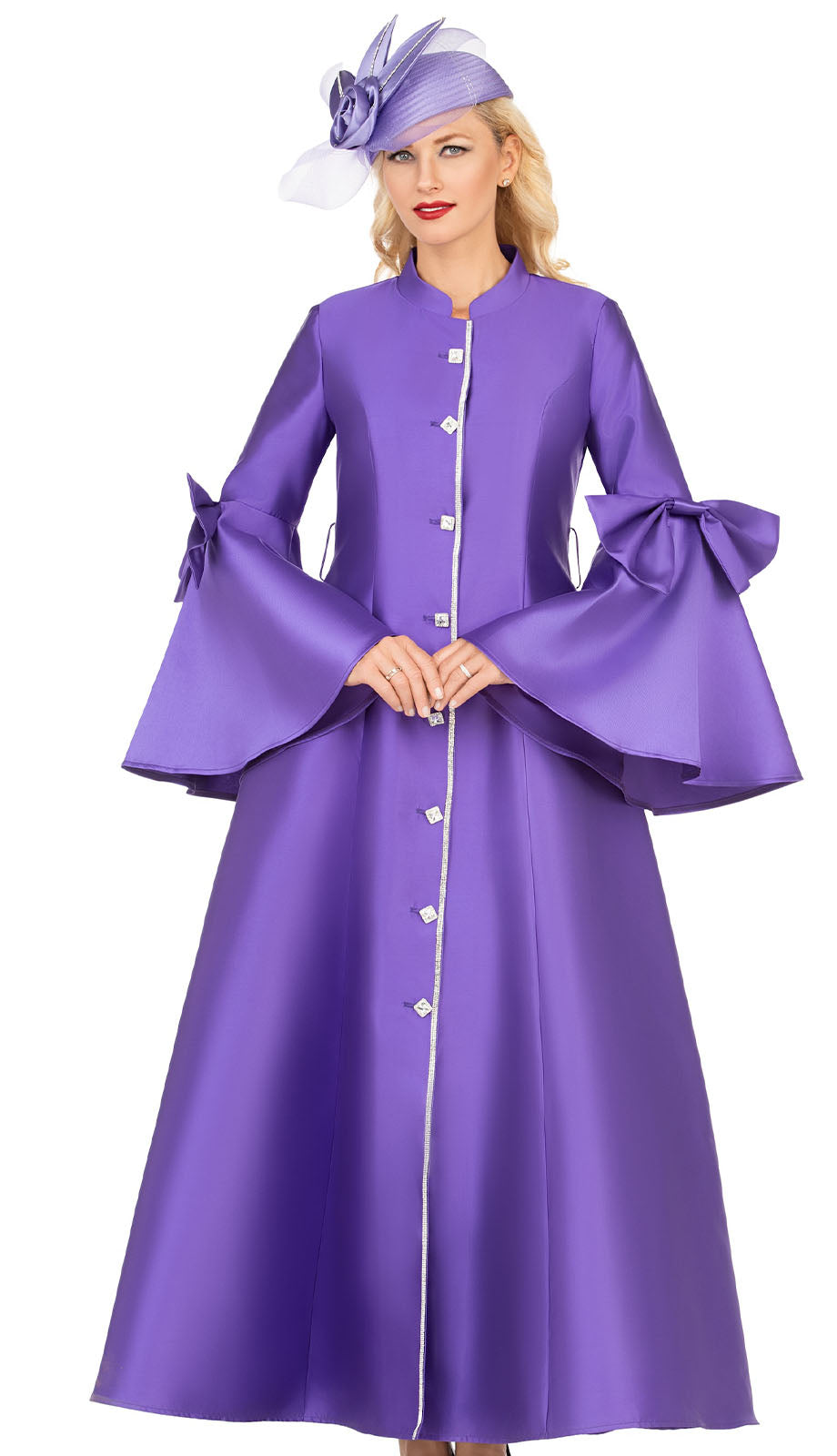Giovanna DP2443-PUR-CO Church Dress