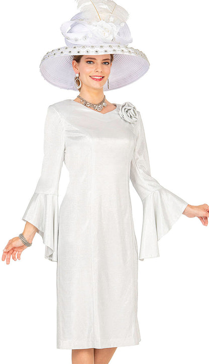 Elite Champagne 5671-WHT Church HAT