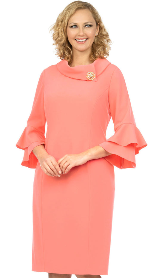 Giovanna D1518-PCH-CO Church Dress