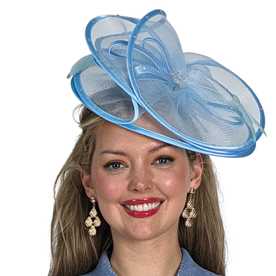Lily And Taylor H121-IBLU Church Hat