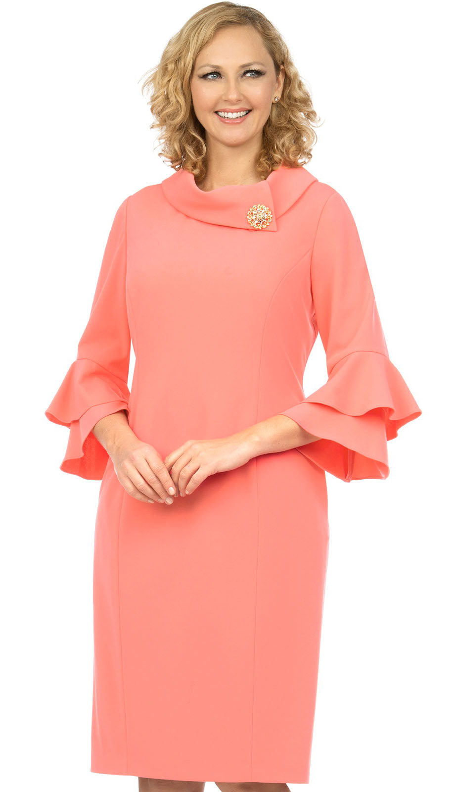 Giovanna D1518-PCH Church Dress