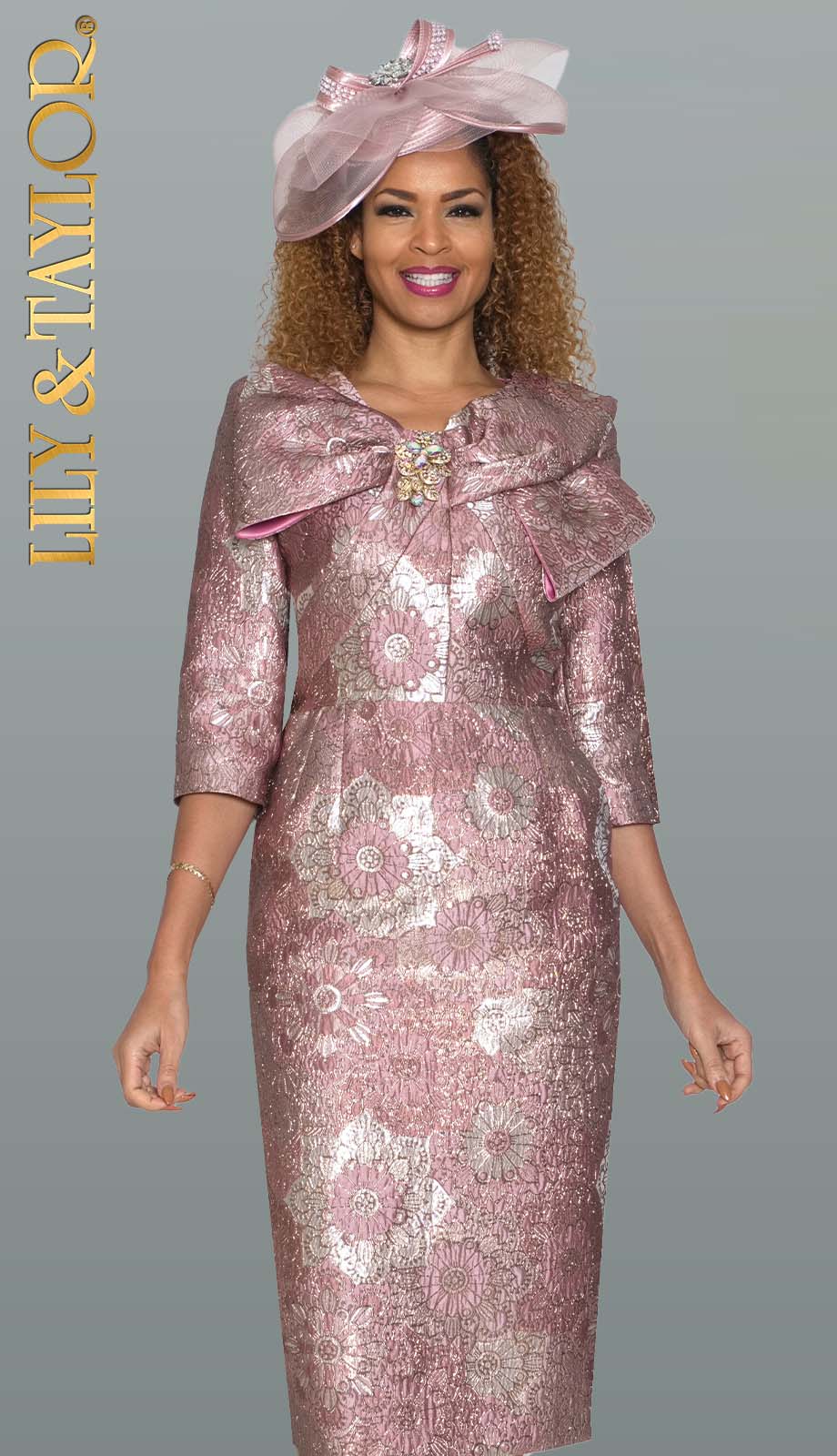 Lily and Taylor H132-MVE Church Hat