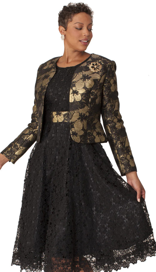 Tally Taylor 4847-BLK-QS Church Suit