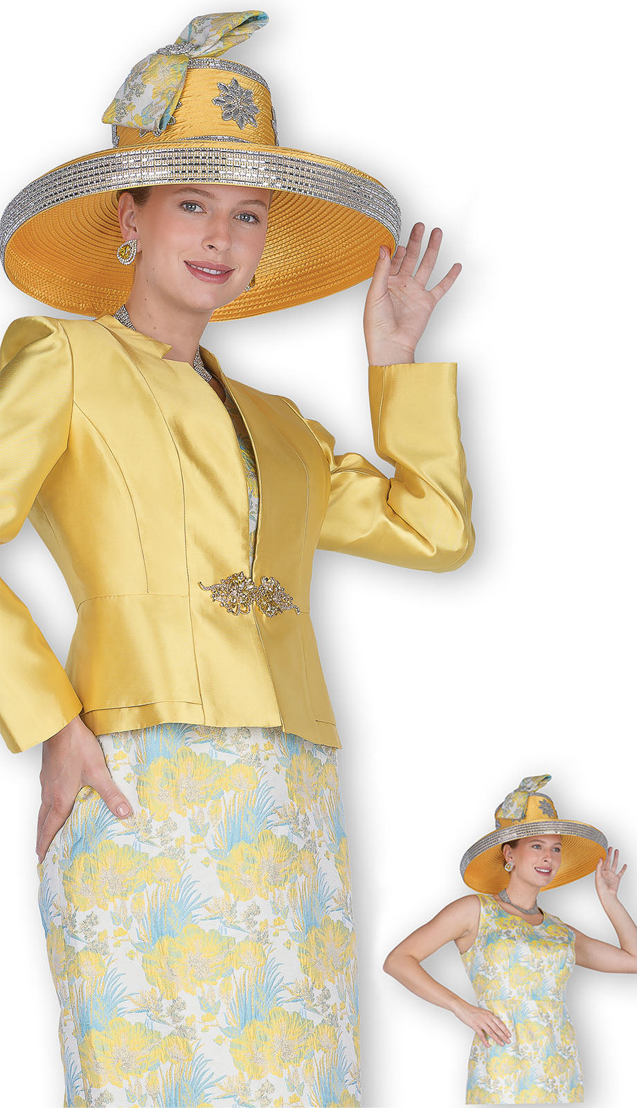 Aussie Austine 6209-GLD-H Church Hat