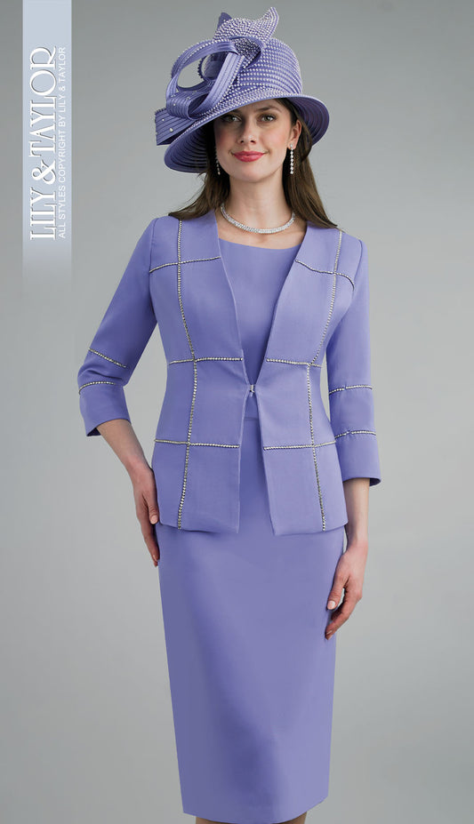 Lily And Taylor 4623-LAV Church Suit