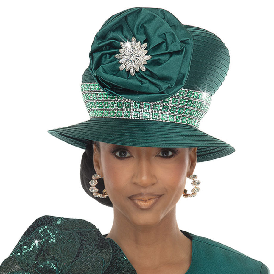 Lisa Rene H66972-GRN-QS Church Hat