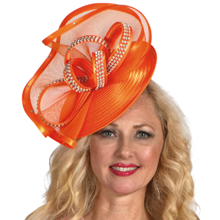Lily And Taylor H129-ORG Church Hat