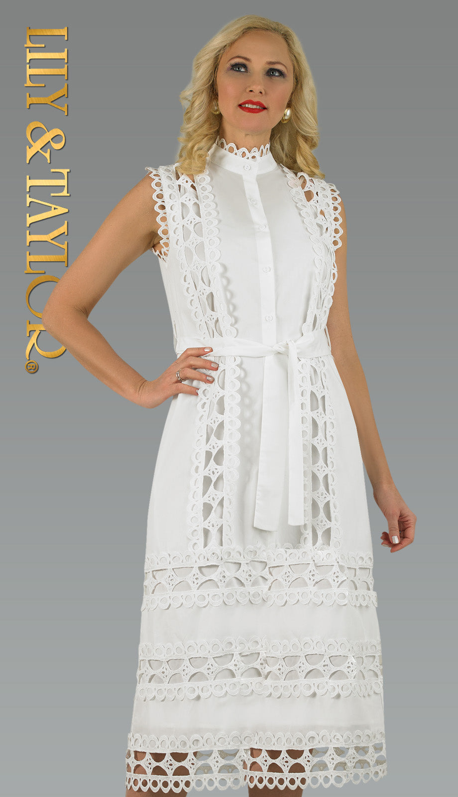 Lily And Taylor 5039-WHT